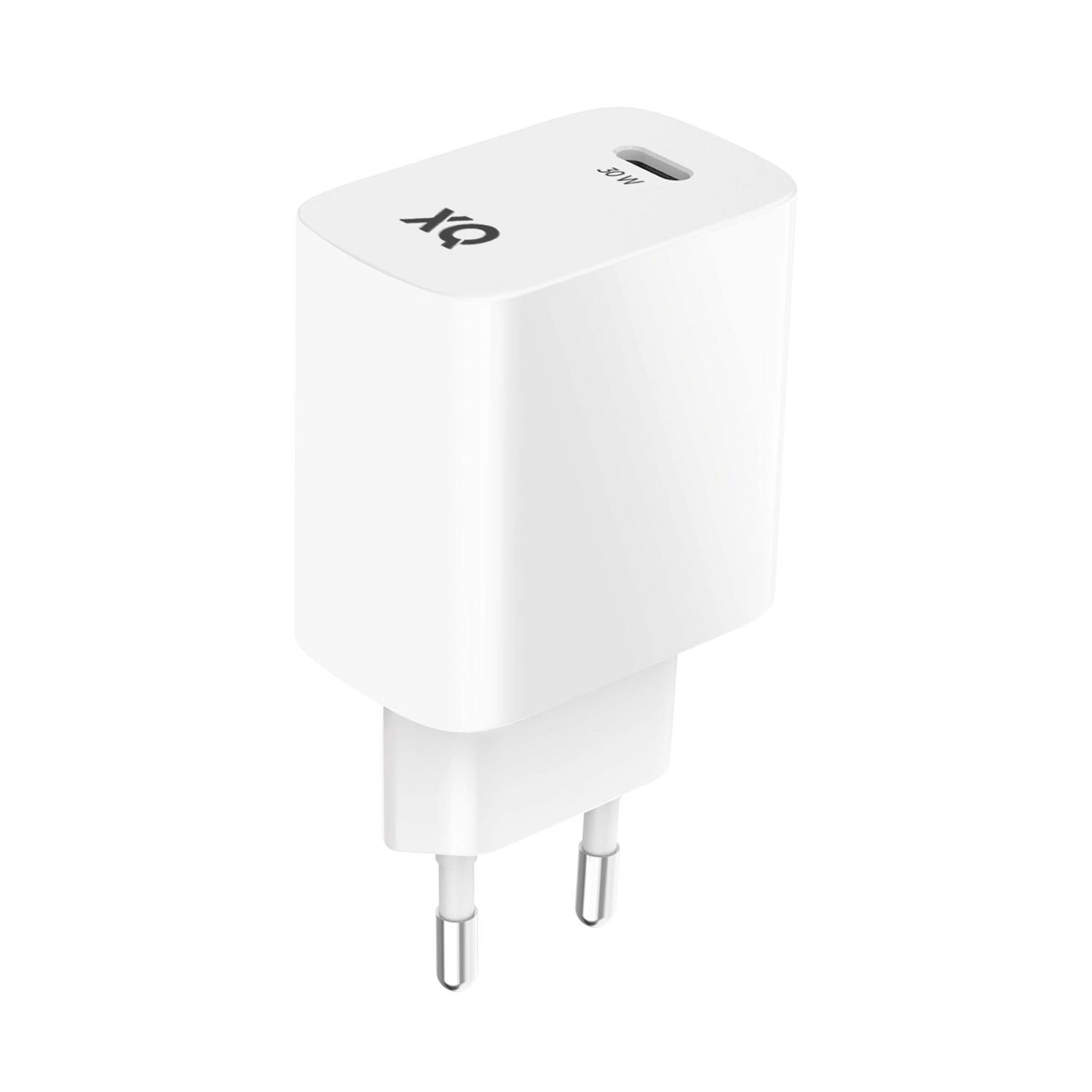 XQISIT NP Travel Charger Single USB-C PD30W - Weiss