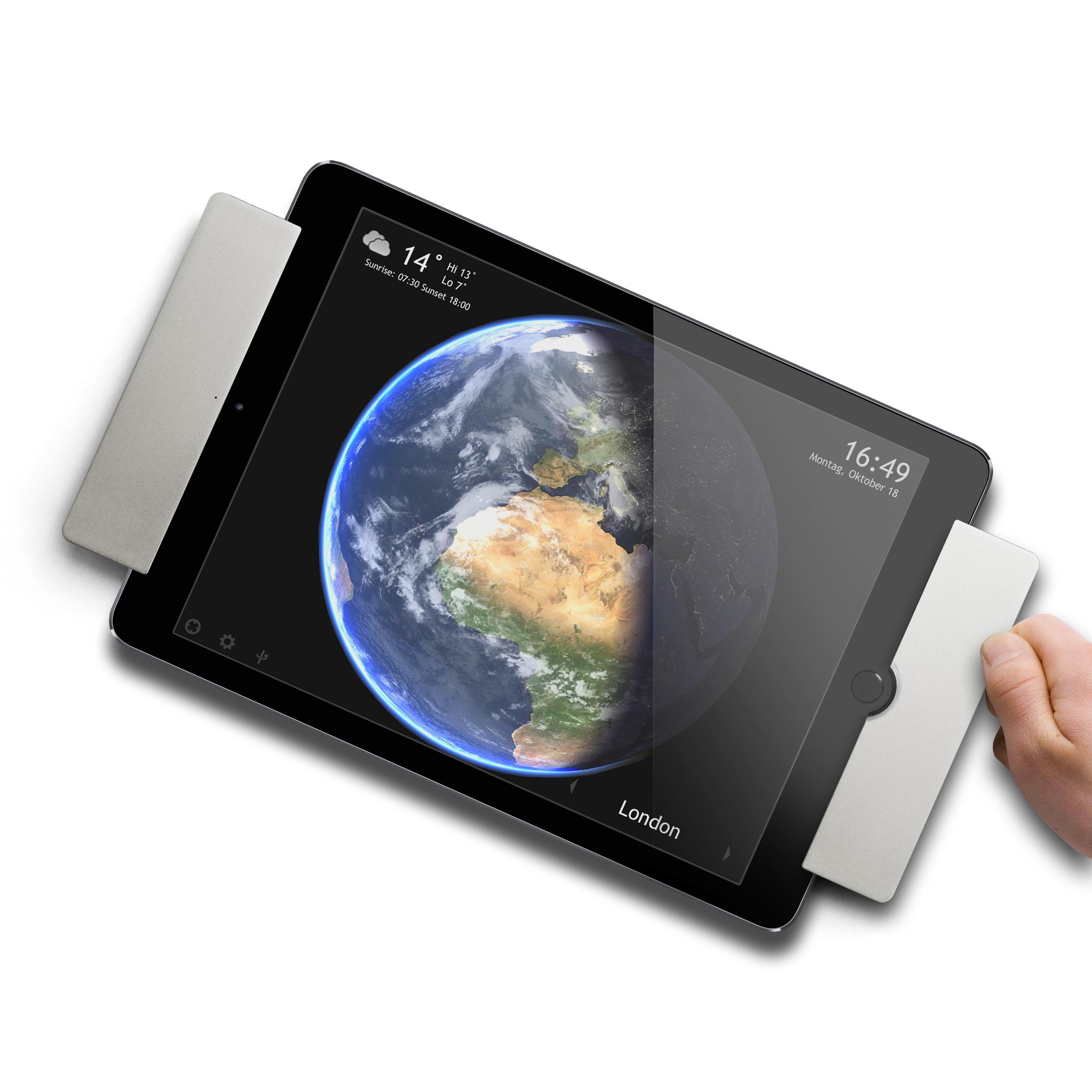 smart things sDock Air s20 Wandhalterung/Ladestation für Apple iPad - Silber
