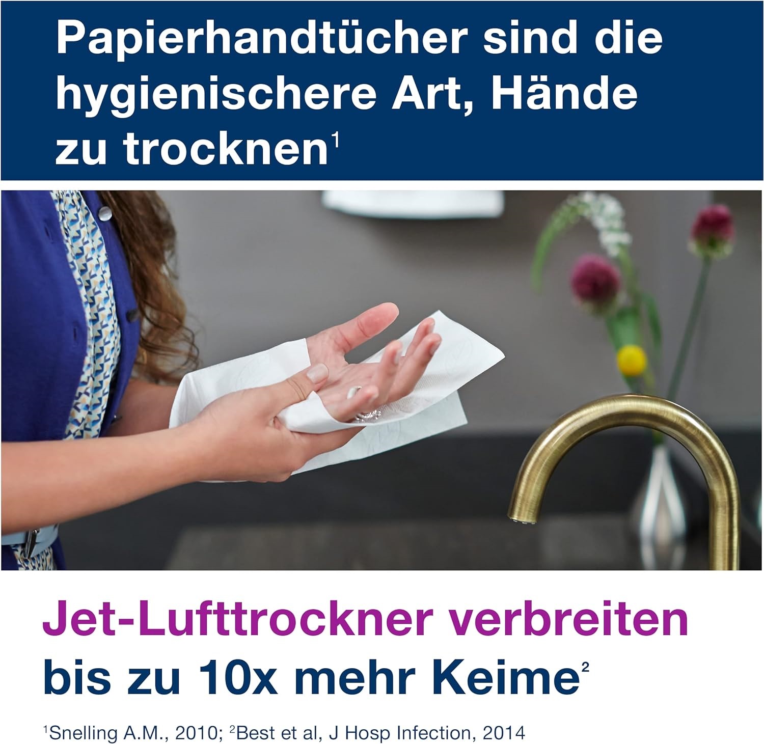 TORK Papierhandtücher H3 Advanced Zick-Zack-Falzung 2-lagig 3.750 Tücher