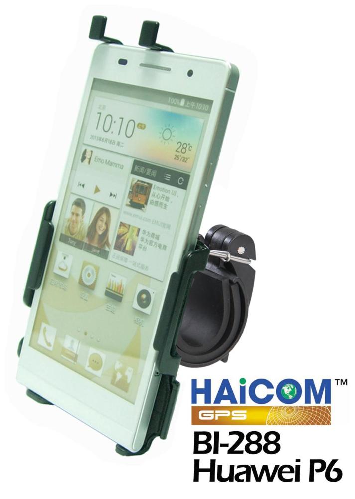 Haicom Fahrrad/Motorrad-Halter mit Halteschale für Huawei Ascend P6