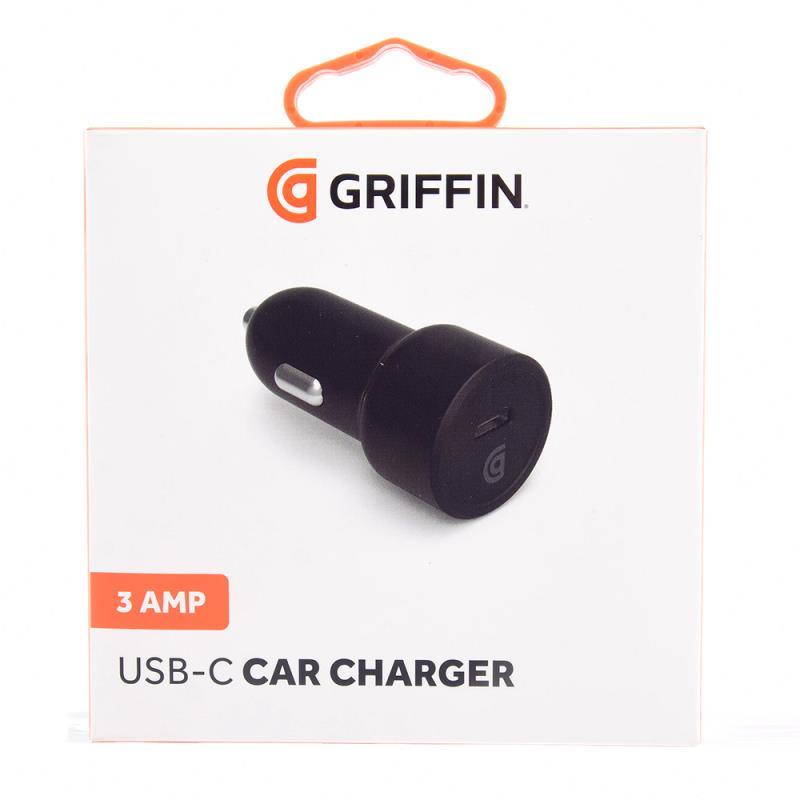 Griffin GP-021-BLK USB-C KFZ Ladegerät - 3.0A 15W - Schwarz