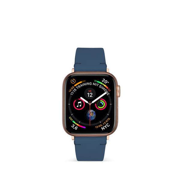 Artwizz WatchBand Leather Lederarmband für Apple Watch 38/40mm - NordicBlue