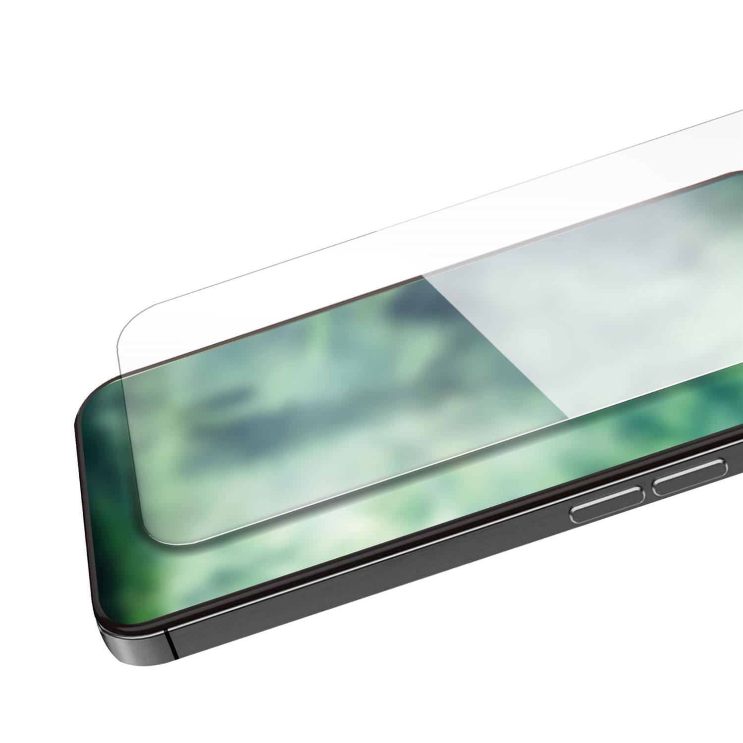 XQISIT NP Tough Glass CF für iPhone 14 Pro - transparent