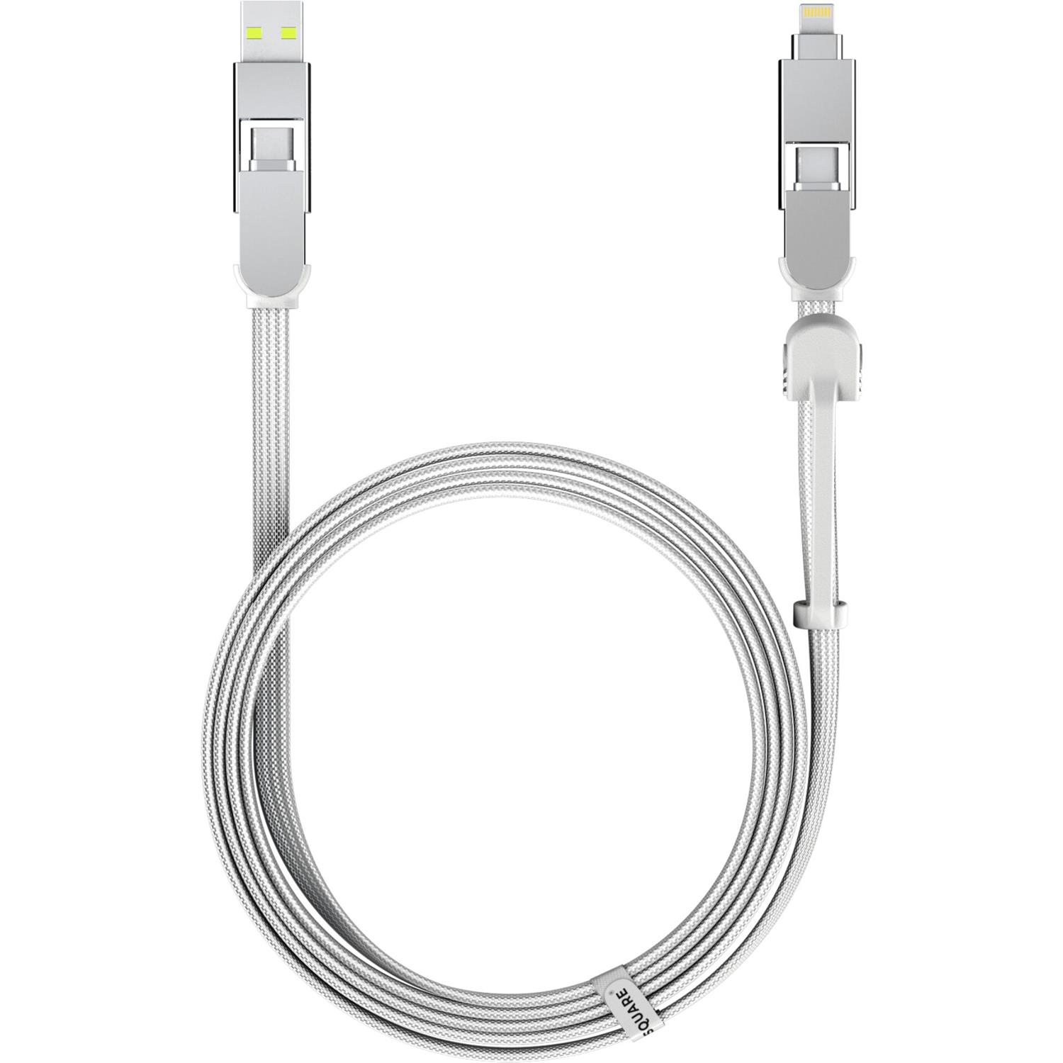 Rolling Square inCharge XL Cable 2m - Weiss