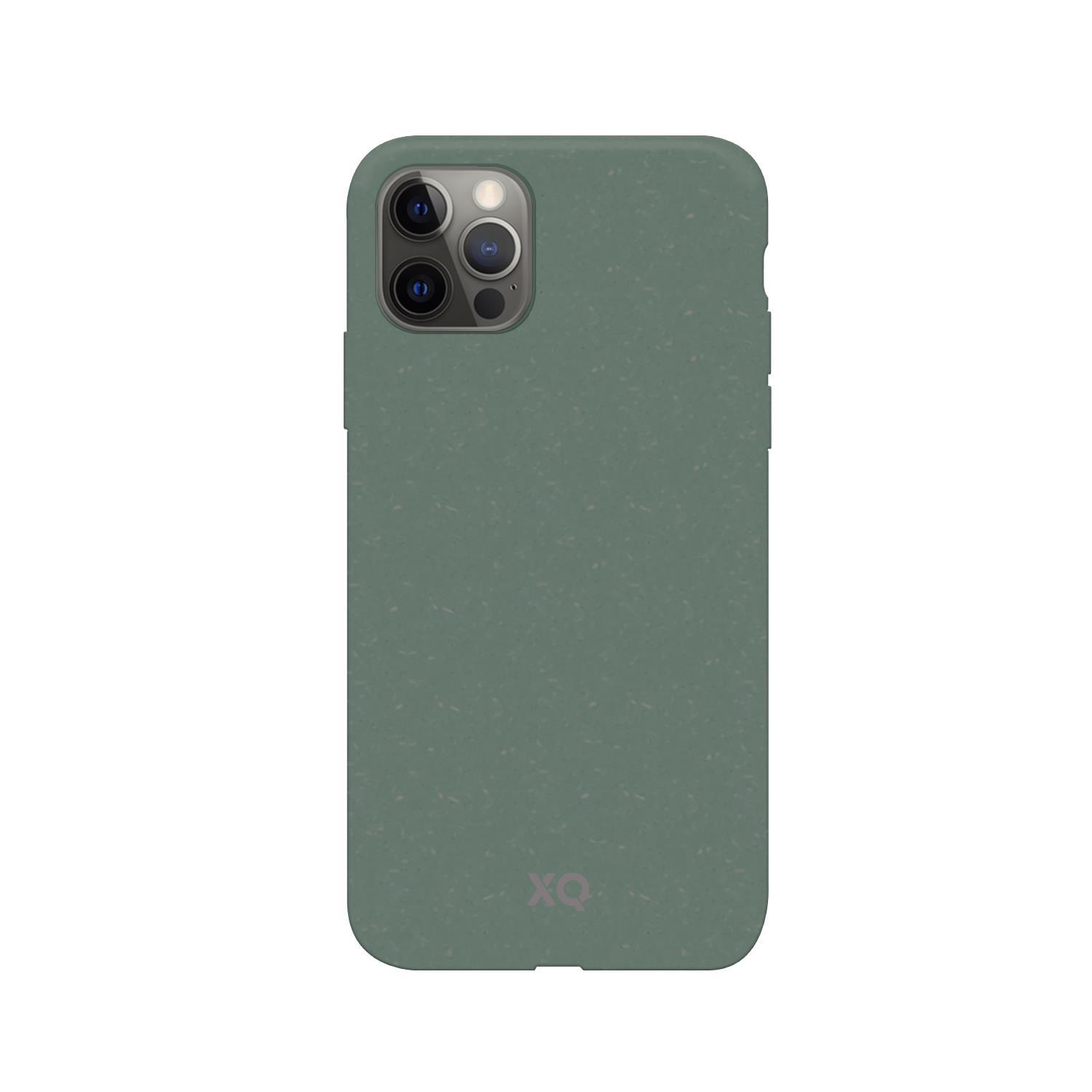 XQISIT Eco Flex Anti Bac für Apple iPhone 12 / 12 Pro - palm green