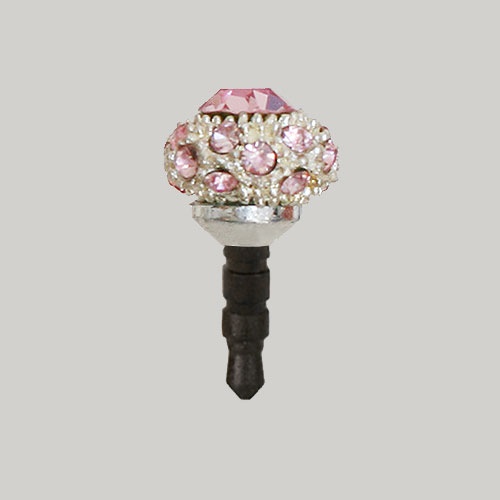 Sushimi Phone Cap Pink Crystal Ornament (025)