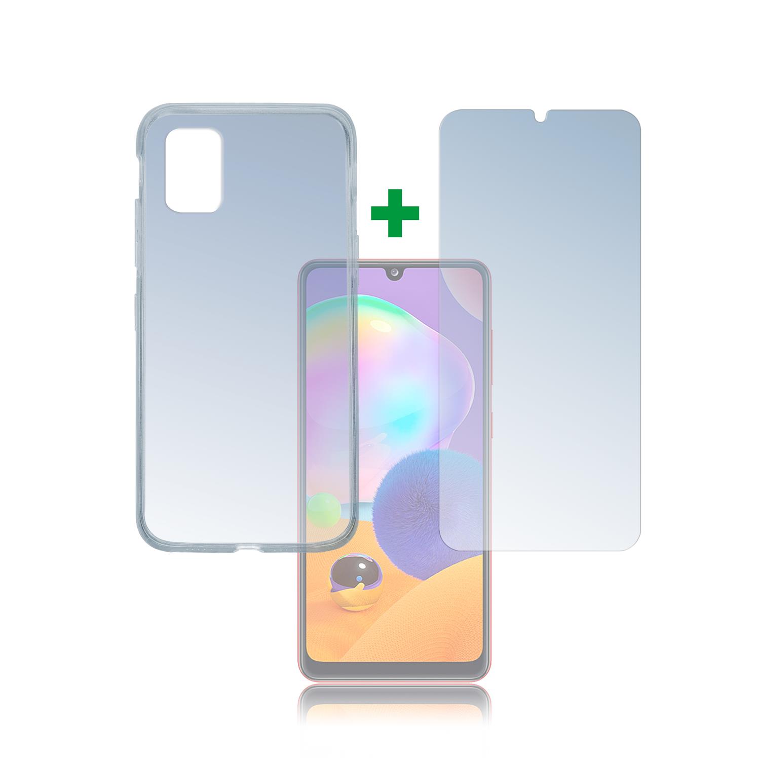 4smarts 360 Protection Set für Samsung Galaxy A31 - Transparent