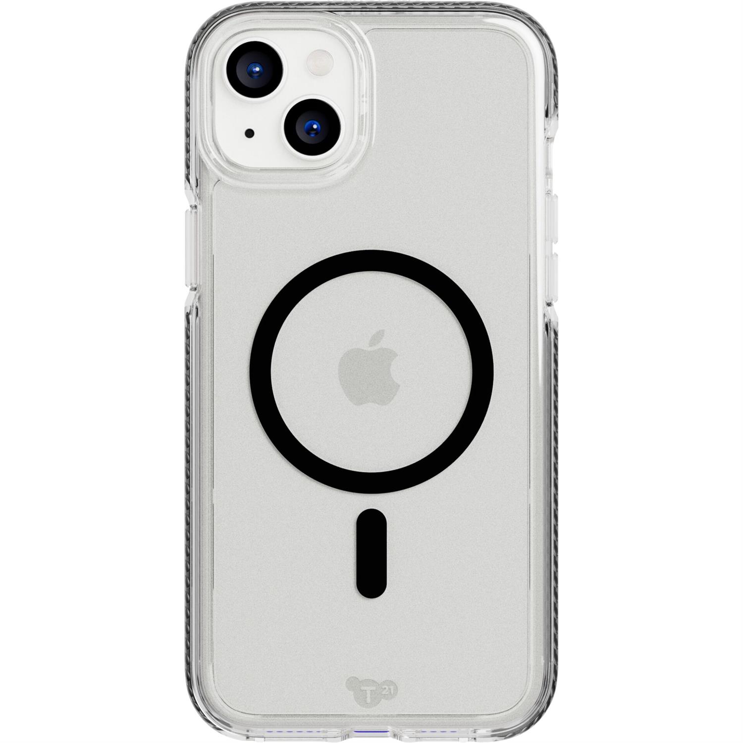 Tech21 EvoCrystal Case MagSafe für Apple iPhone 15 Plus in Schwarz
