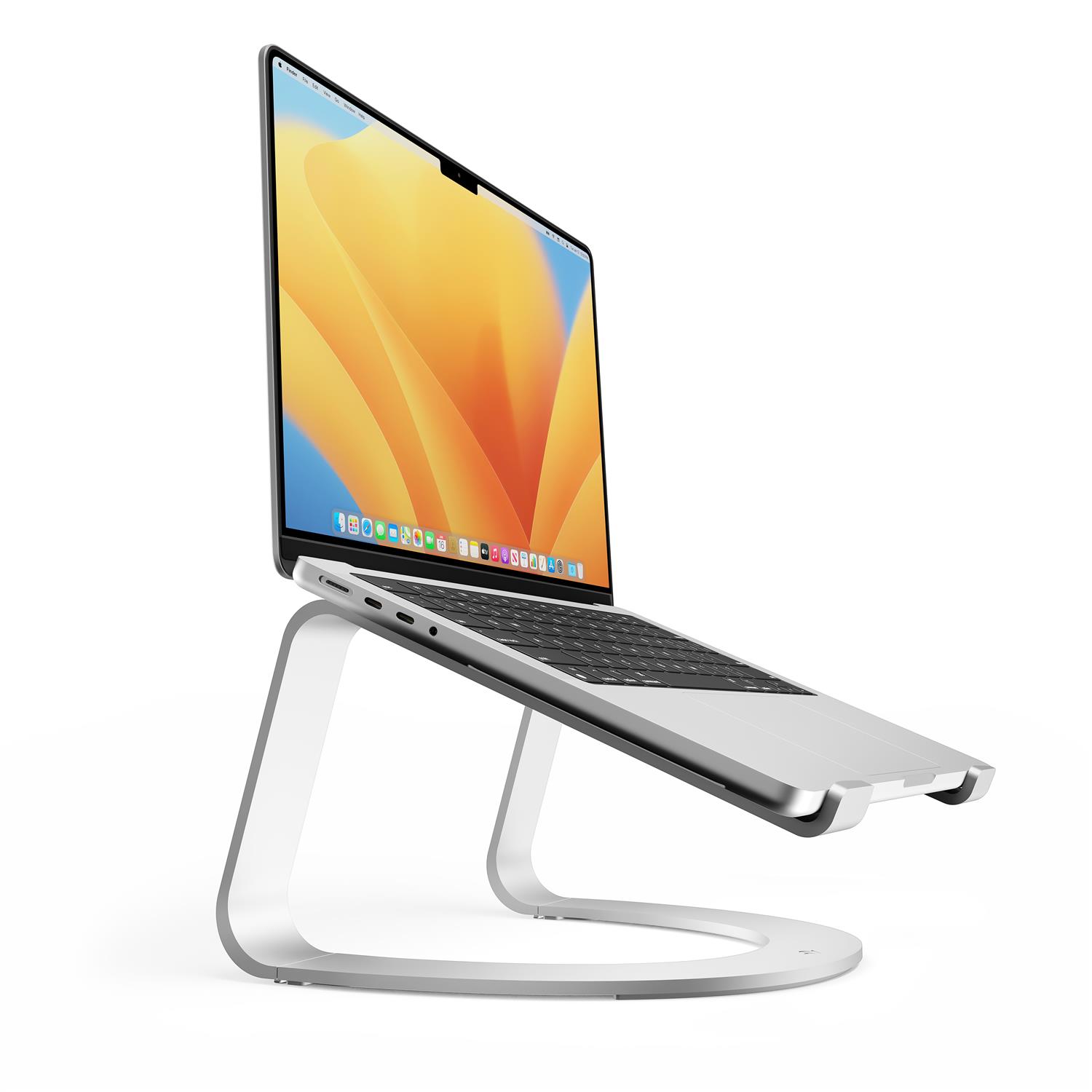 Twelve South Curve SE Aluminum Stand for MacBook, Notebooks - Silver