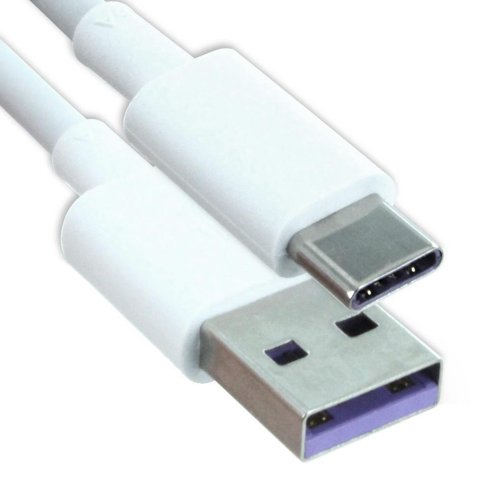 Huawei AP71 / HL-1289 - Schnell Ladekabel /  Datenkabel USB Typ-C - Weiss