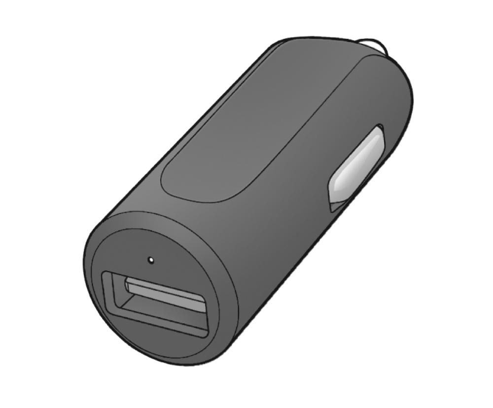 4-OK Power Charger Car mit USB-Ausgang 12/24V 1A