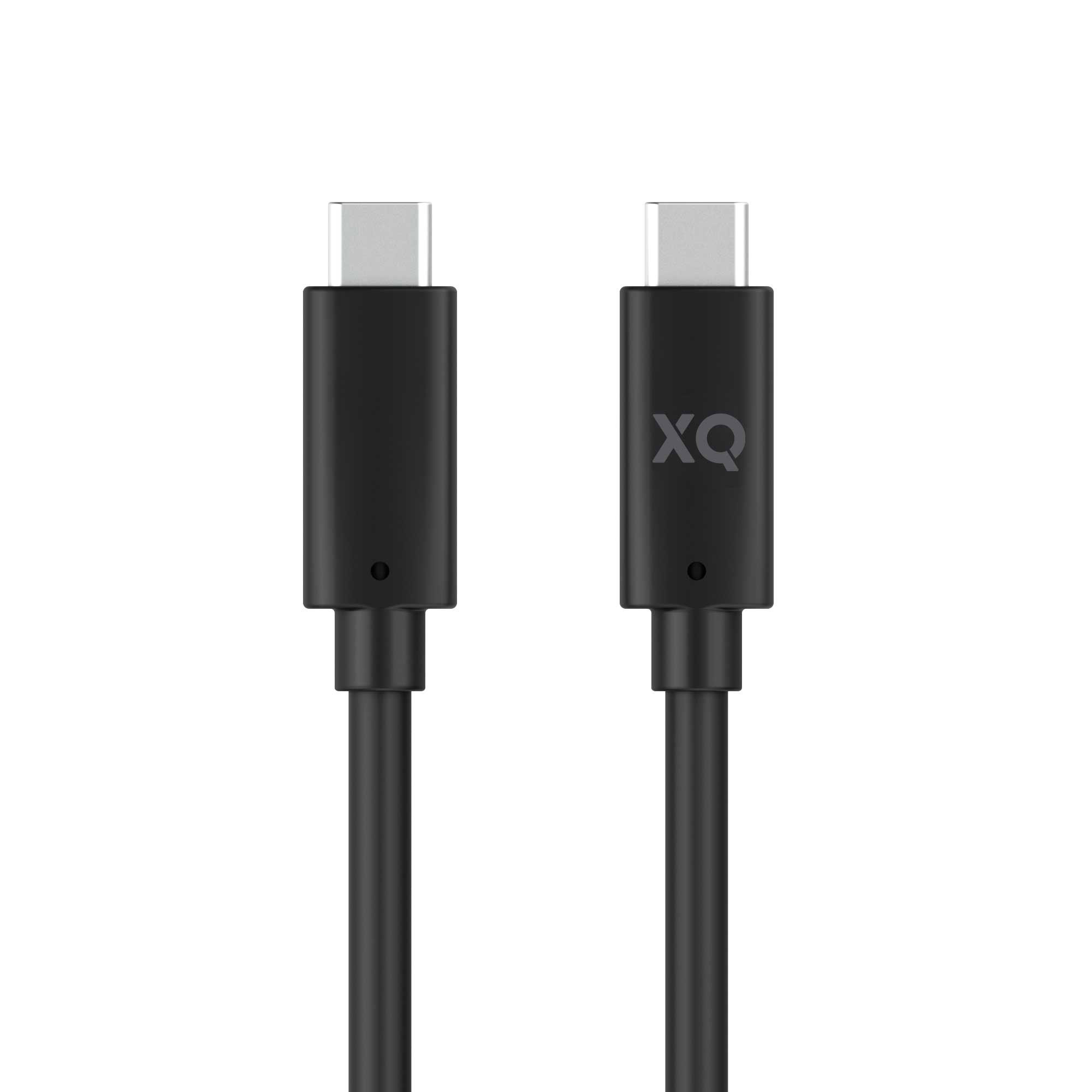 XQISIT Charge & Sync USB-C 3.1 auf USB-C 3.1 - 150cm - Schwarz