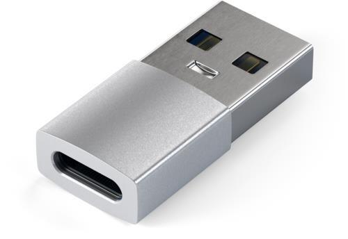 Satechi Aluminum Type-A to Type-C USB Adapter - Silber
