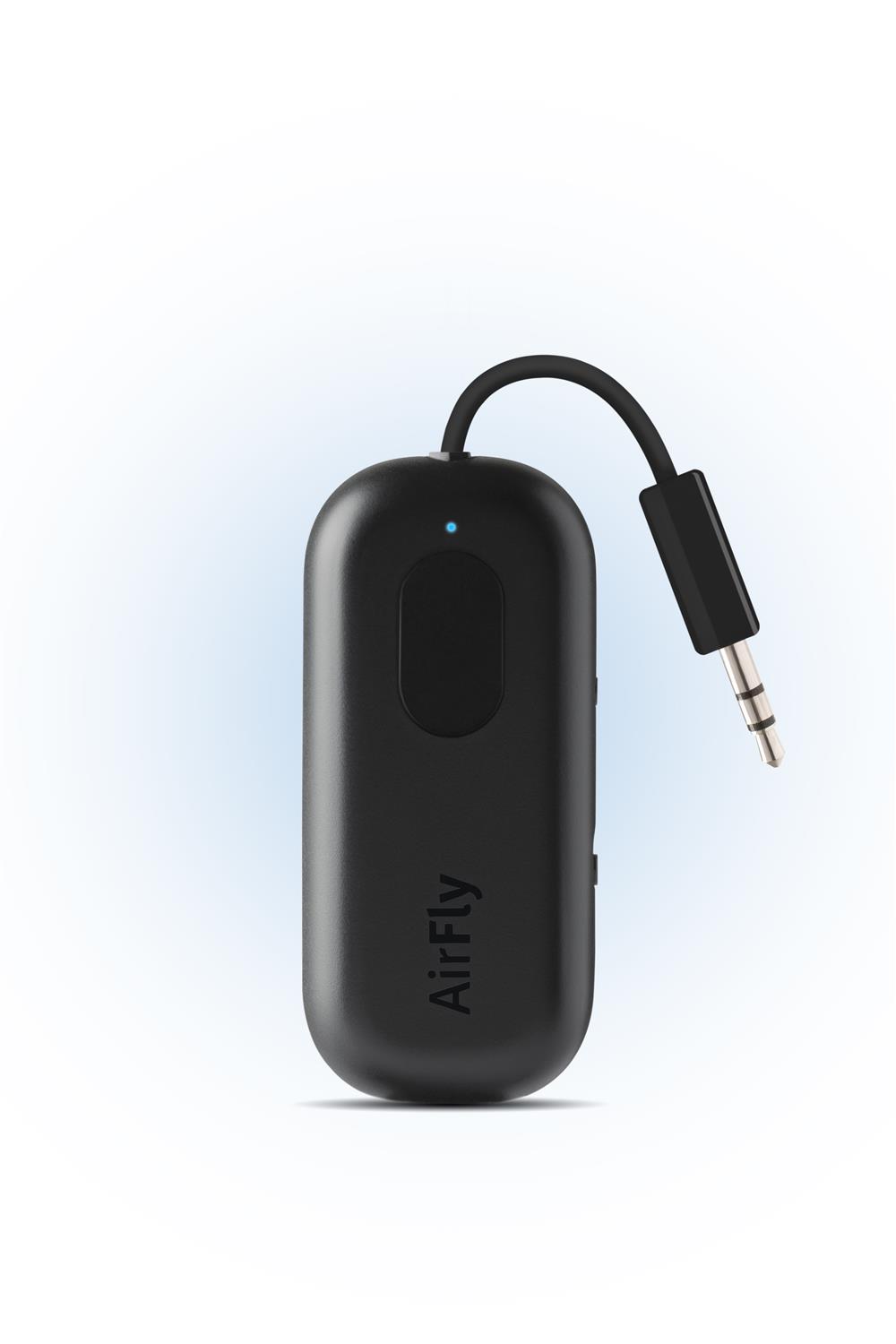 Twelve South AirFly Pro Bluetooth Wireless Audio Transmitter/Receiver for up to 2 AirPods/Wireless Headphones - Black