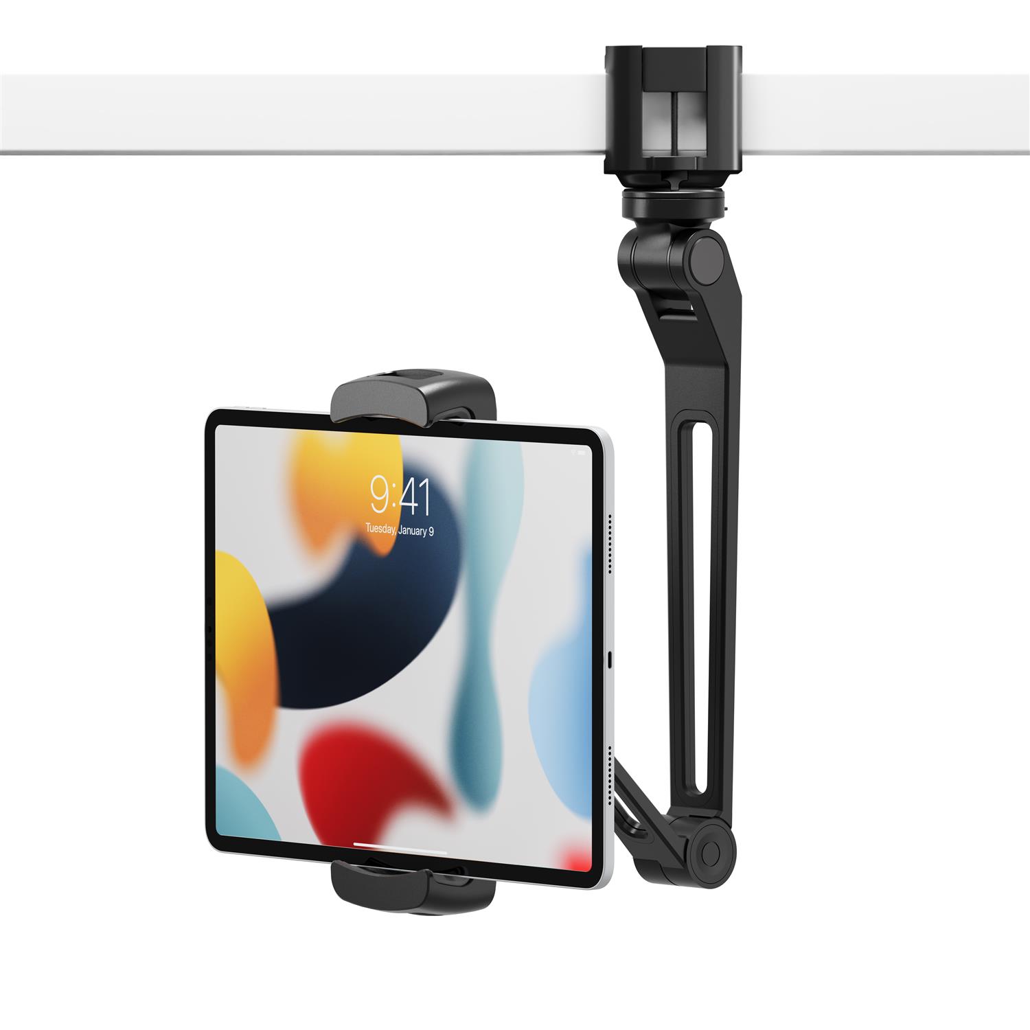 Twelve South HoverBar Duo with Snap adjustable holder for iPad, tablets - Black
