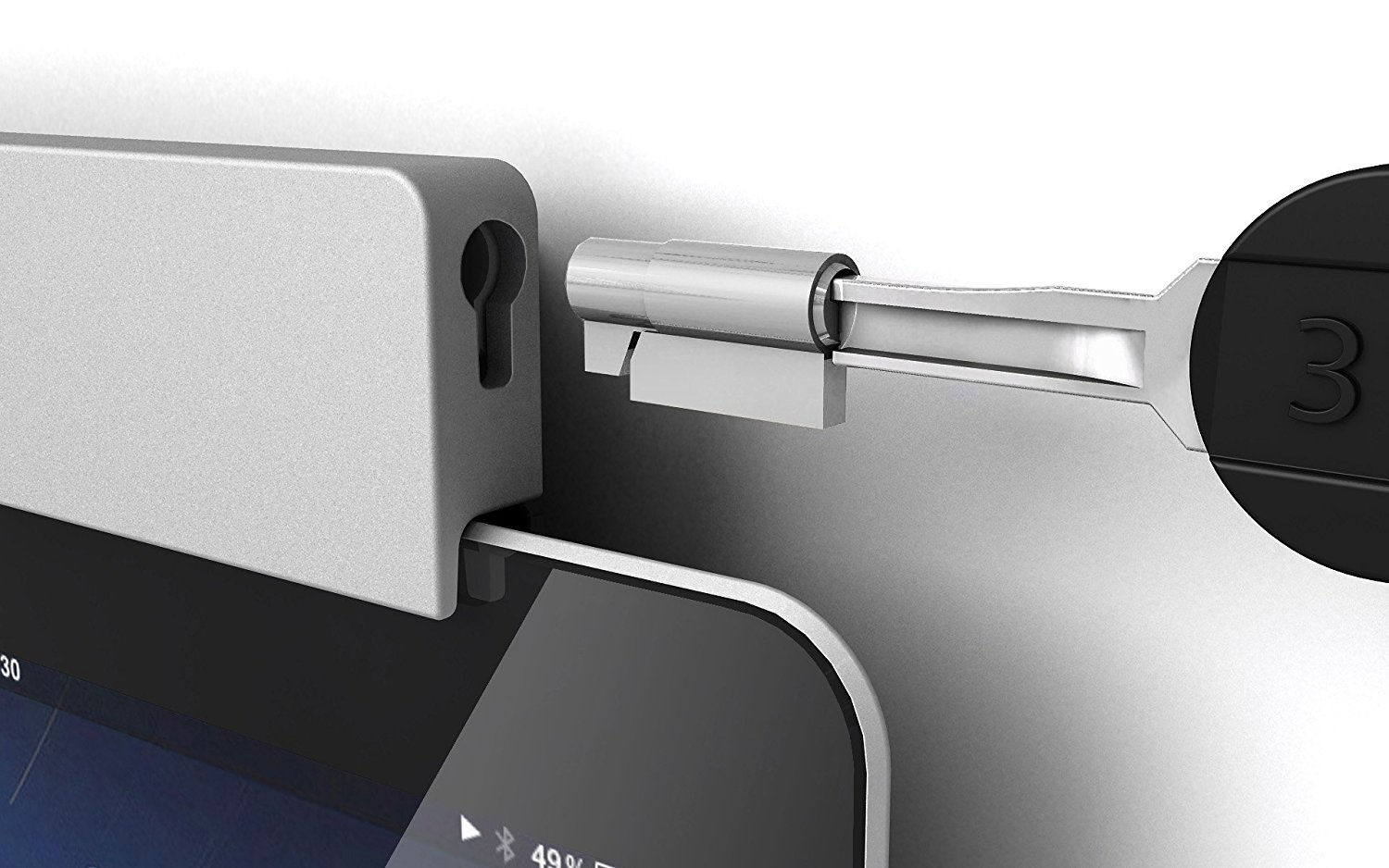 smart things sDock Air s20 Wandhalterung/Ladestation für Apple iPad - Silber