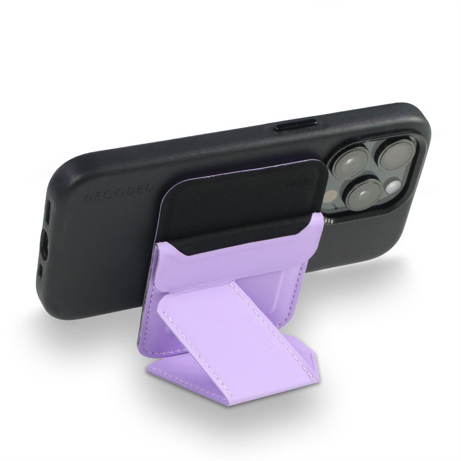 Decoded Silicone MagSafe Card Stand Sleeve - Dig. Lavender