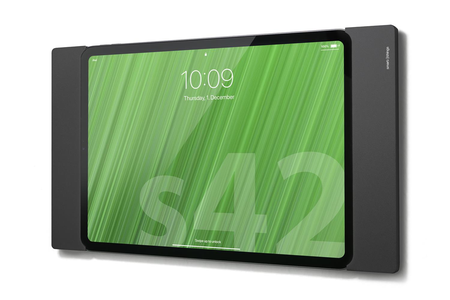 smart things sDock Fix s42, schwarz - Wandhalterung/Ladestation für iPad 10. Gen. 10,9 Zoll 2022
