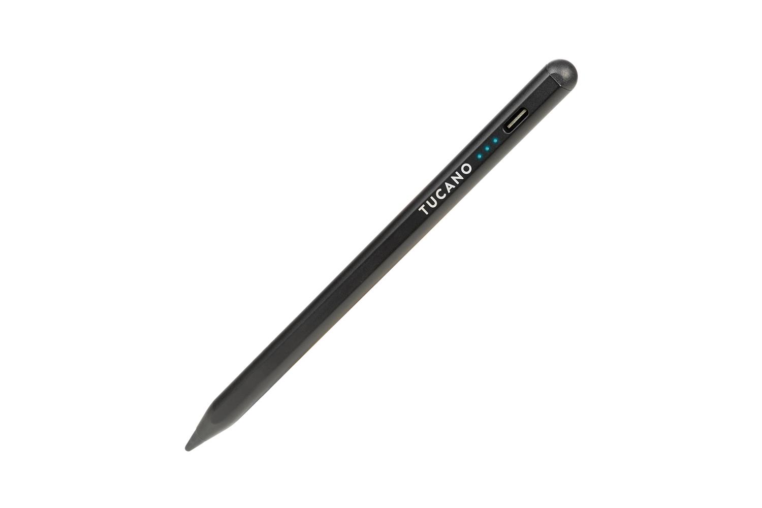 Tucano Universal Active Stylus Pen - Eingabestift für alle gängigen Smartphones, iPads, Tablets - Schwarz