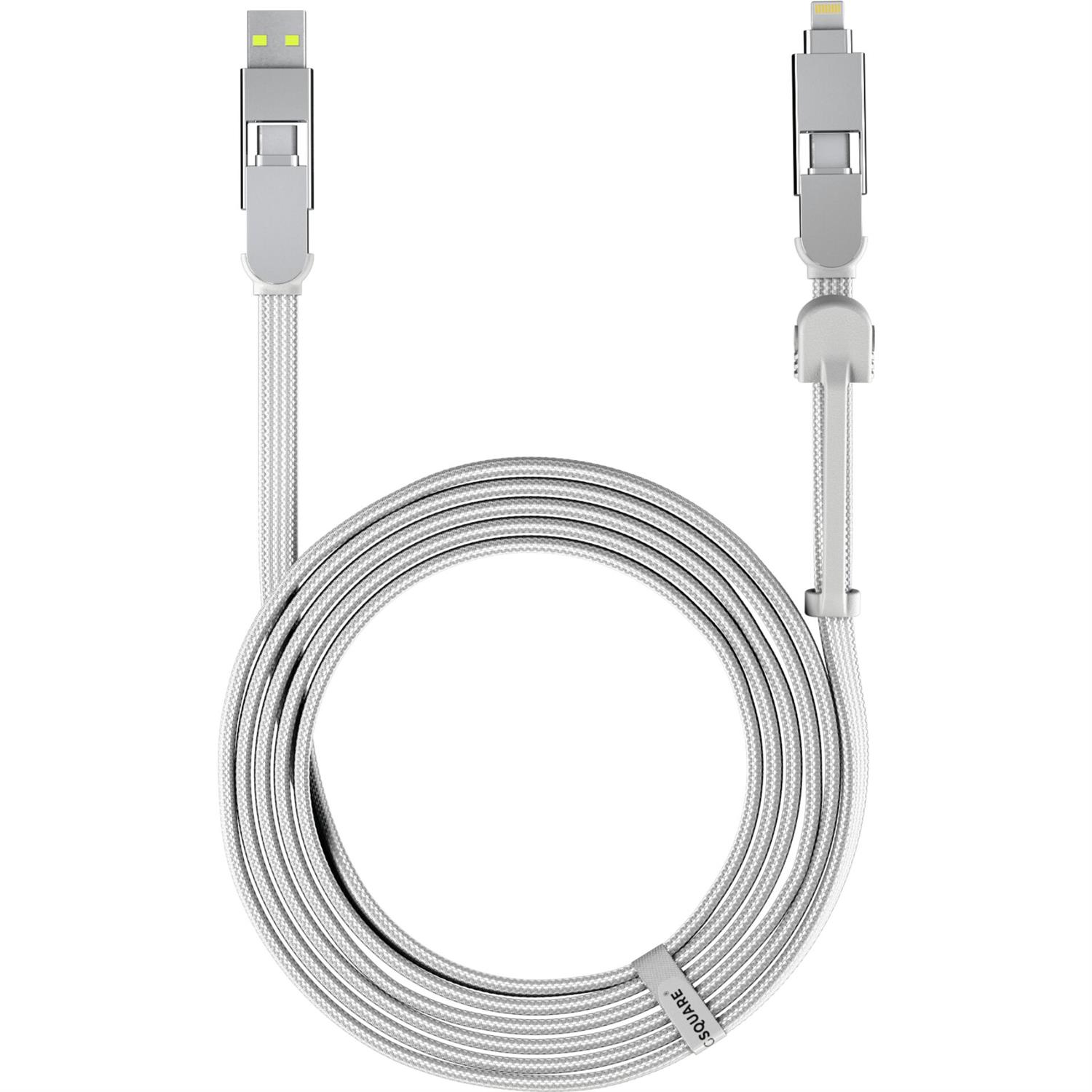 Rolling Square inCharge XL Cable 3m - Weiss