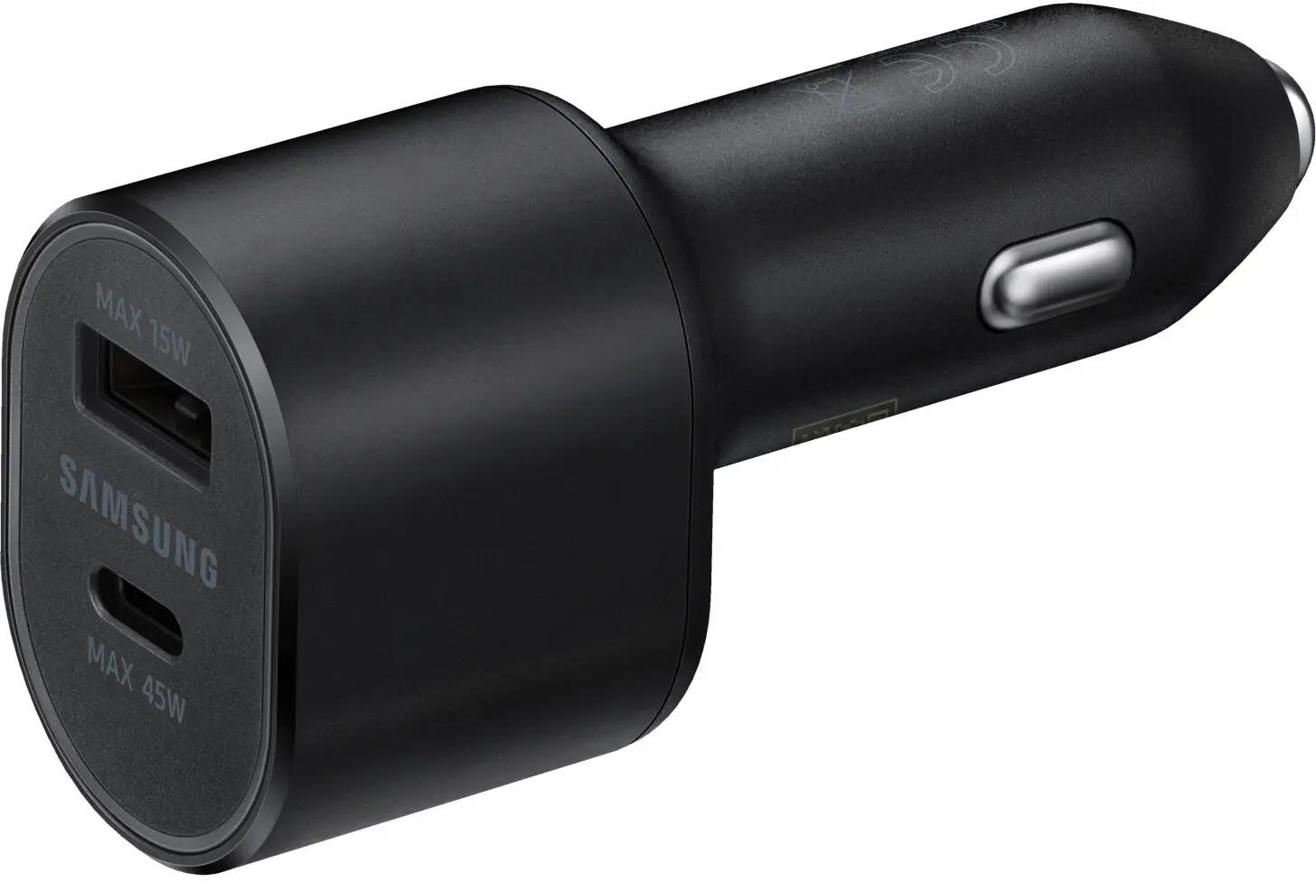 Samsung EP-L5300 KFZ-Ladegerät 45W USB-C/-A + USB-C Kabel