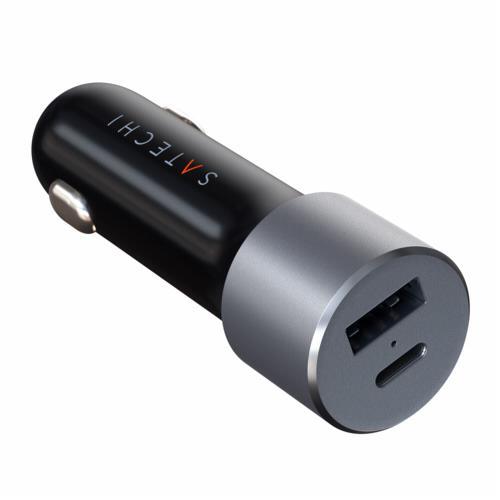 Satechi 72W Type-C PD Car Charger - Space Gray (Grau)