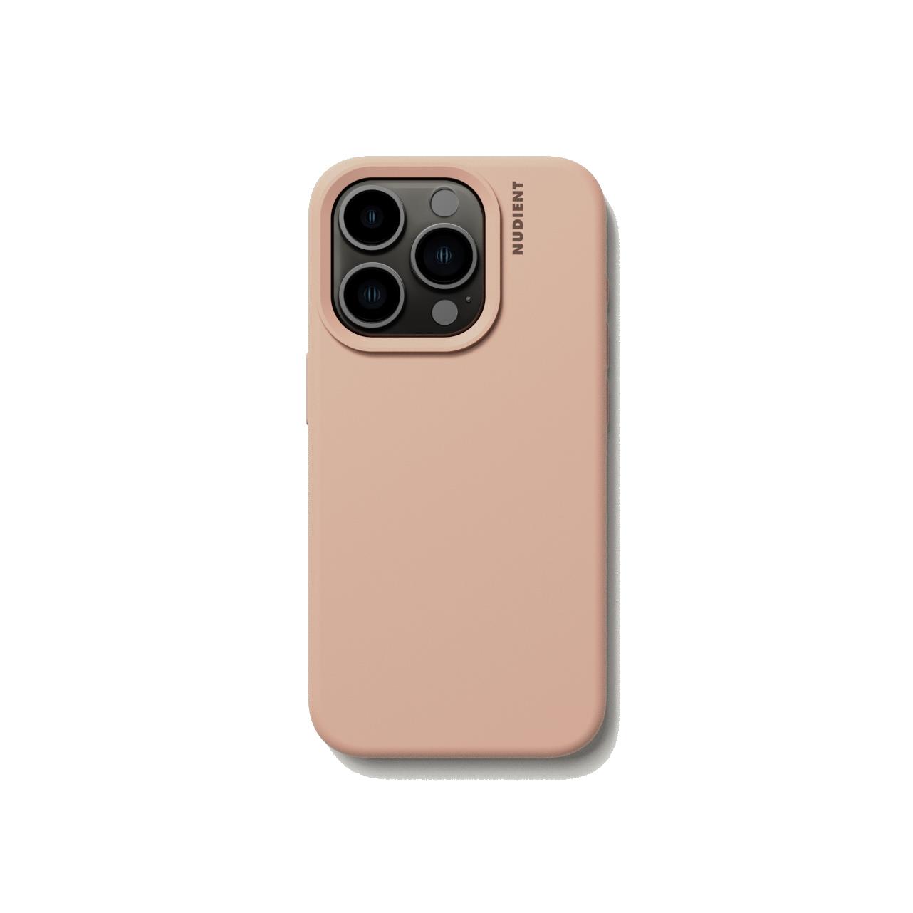 Nudient Base für iPhone 15 Pro in Peach Orange