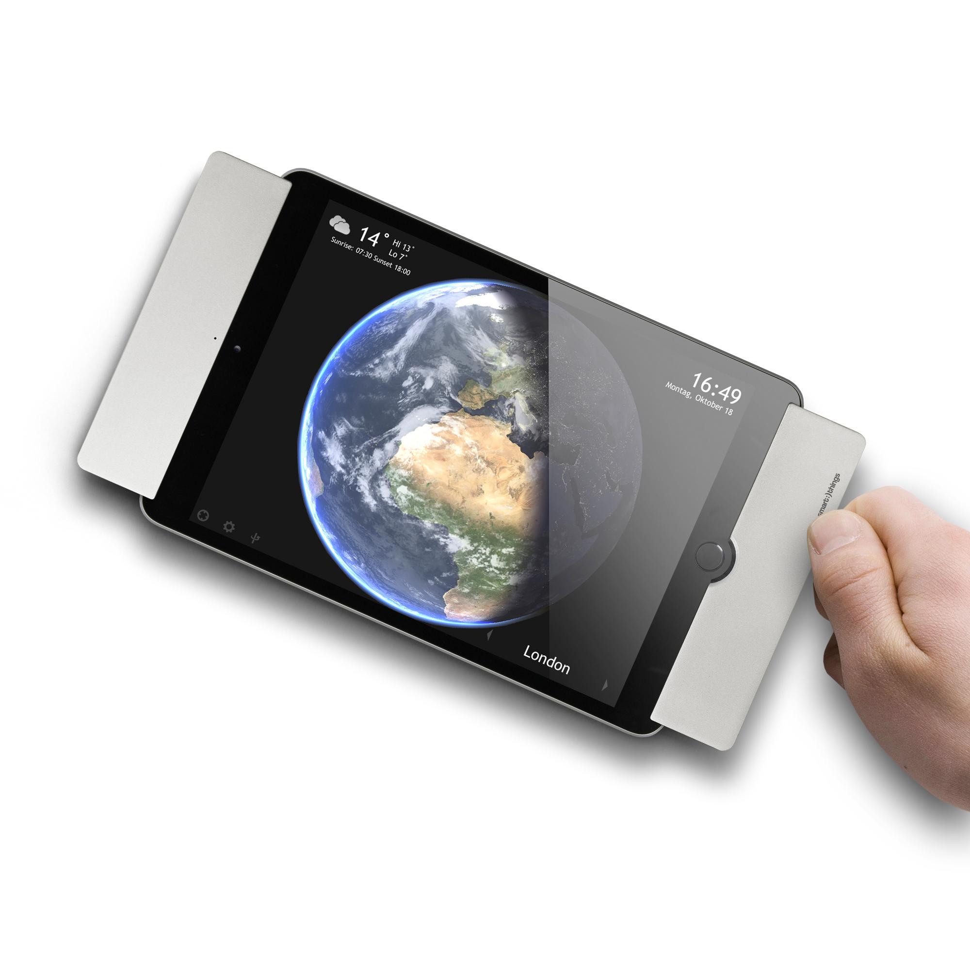 smart things sDock mini4 s18 Wandhalterung/Ladestation /Fotorahmen für iPad Mini 4,5 - Silber