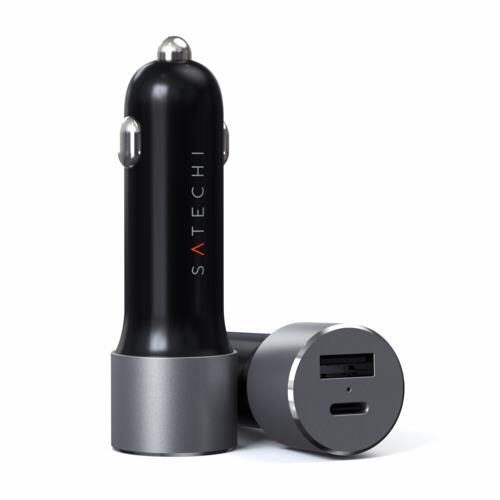 Satechi 72W Type-C PD Car Charger - Space Gray (Grau)