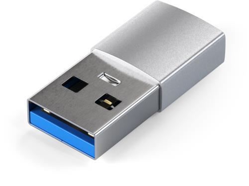 Satechi Aluminum Type-A to Type-C USB Adapter - Silber