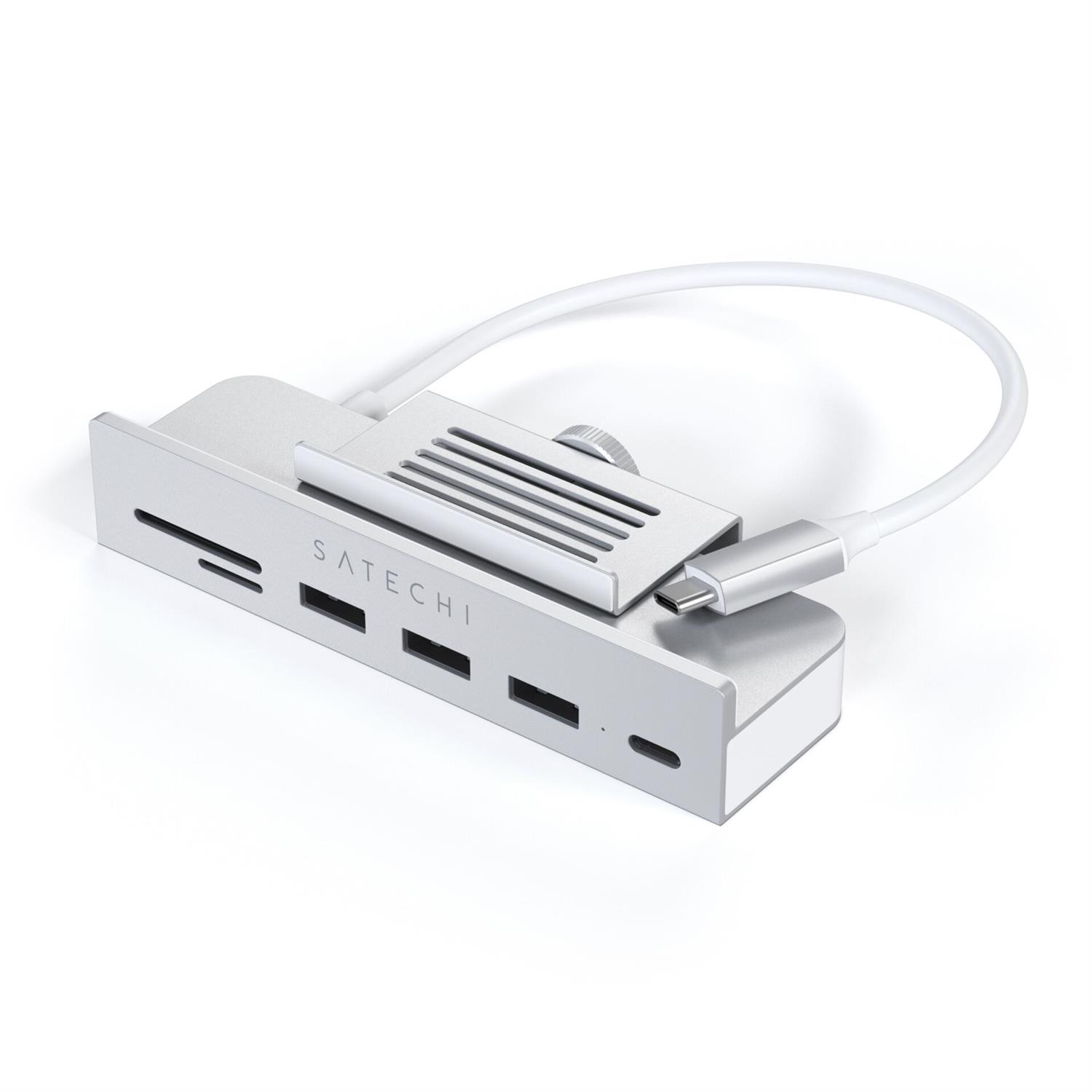 Satechi USB-C Clamp Hub für 24 iMac - Silber