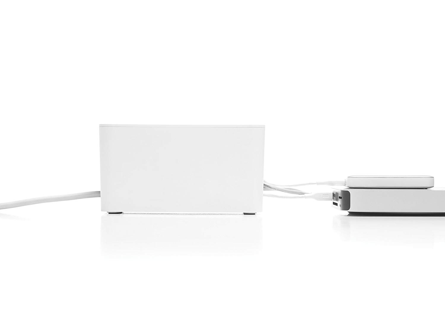 Bluelounge CableBox Mini für Kabelmanagement - Weiss