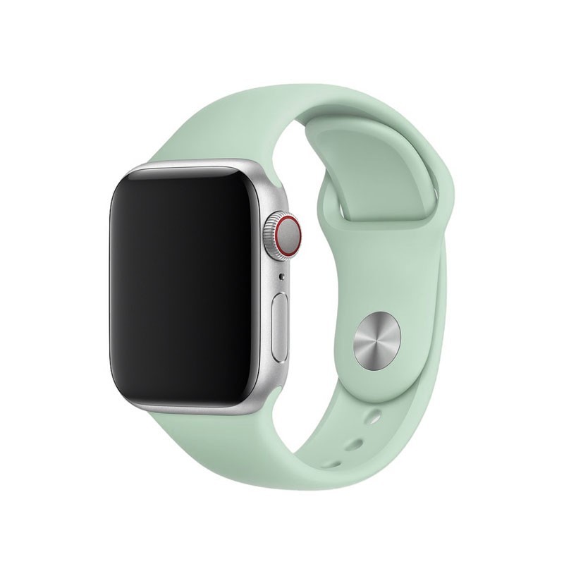 4-OK SMART Watch Band Armband für Apple Watch - Silikon - Berilo Green (Grün) - 42-44mm