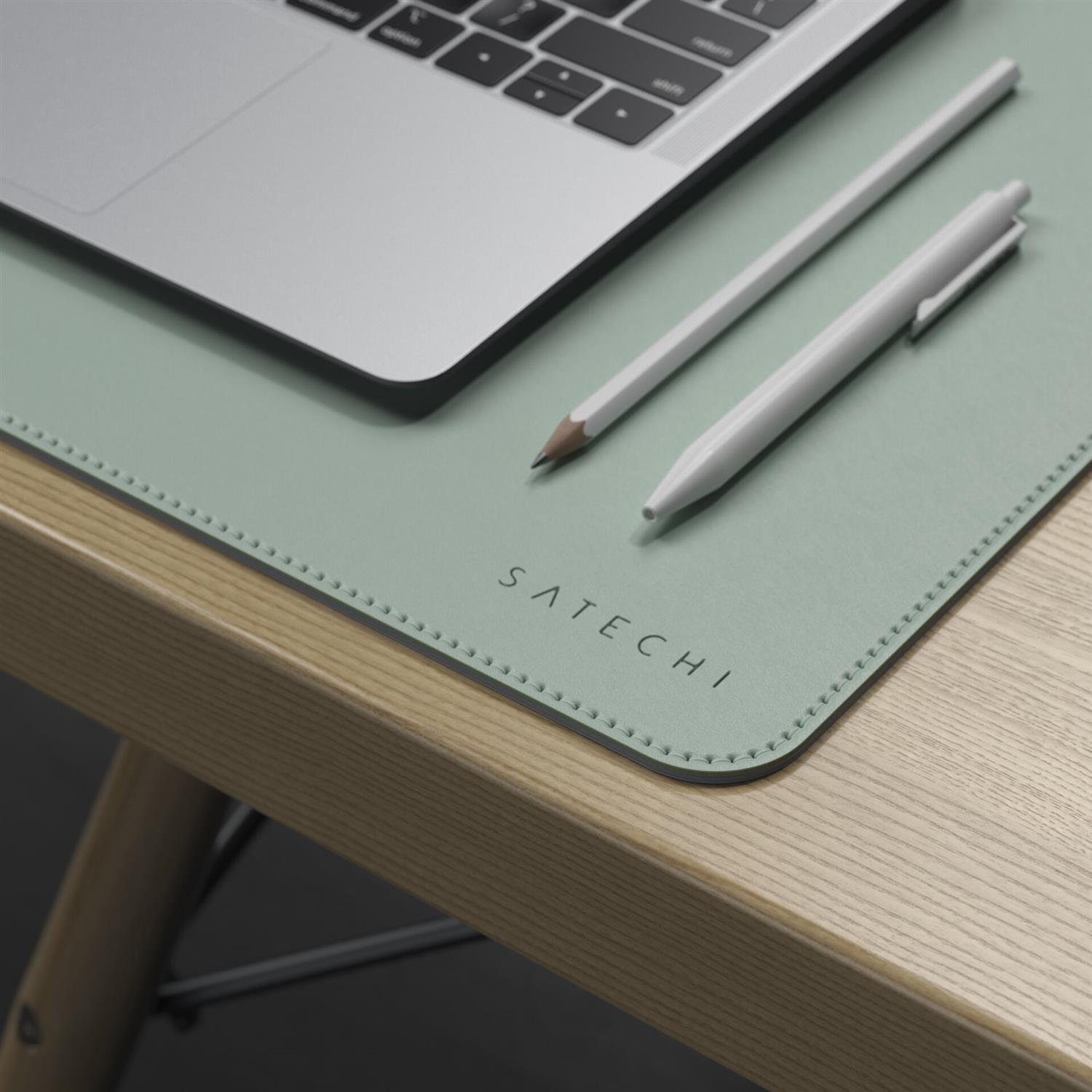 Satechi Eco Leather Desk Mat - Blau/Grün