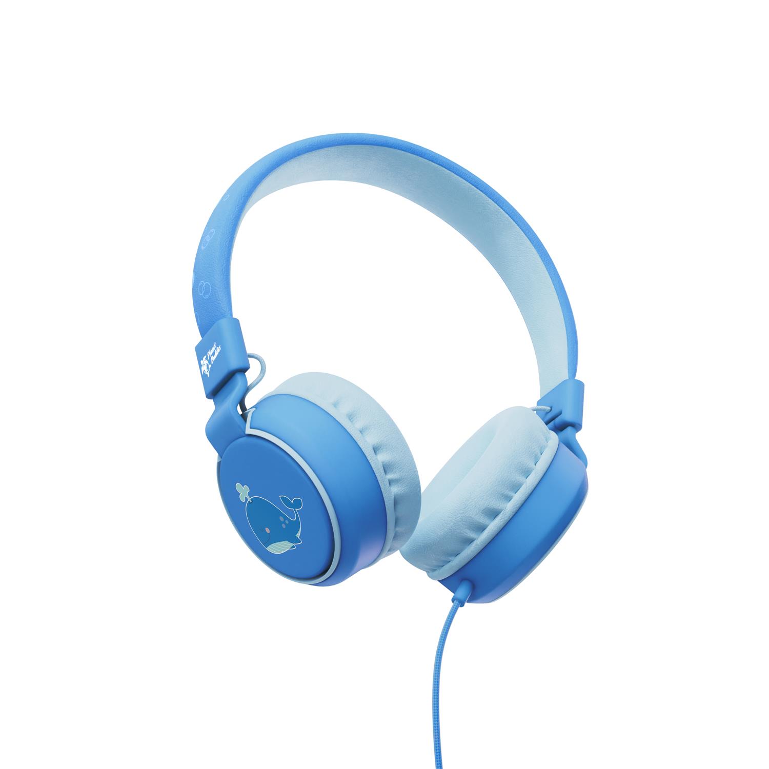 Planet Buddies Whale Wired Headphones V2 in Blau