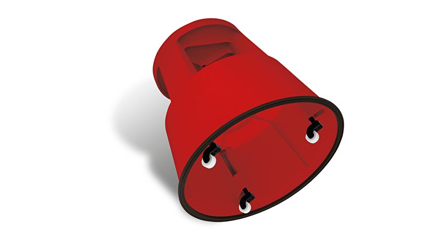 WEDO Rollhocker Step Kunststoff - Rot