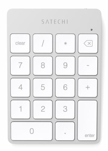 Satechi Slim Wireless Keypad Ziffernblock - Silber
