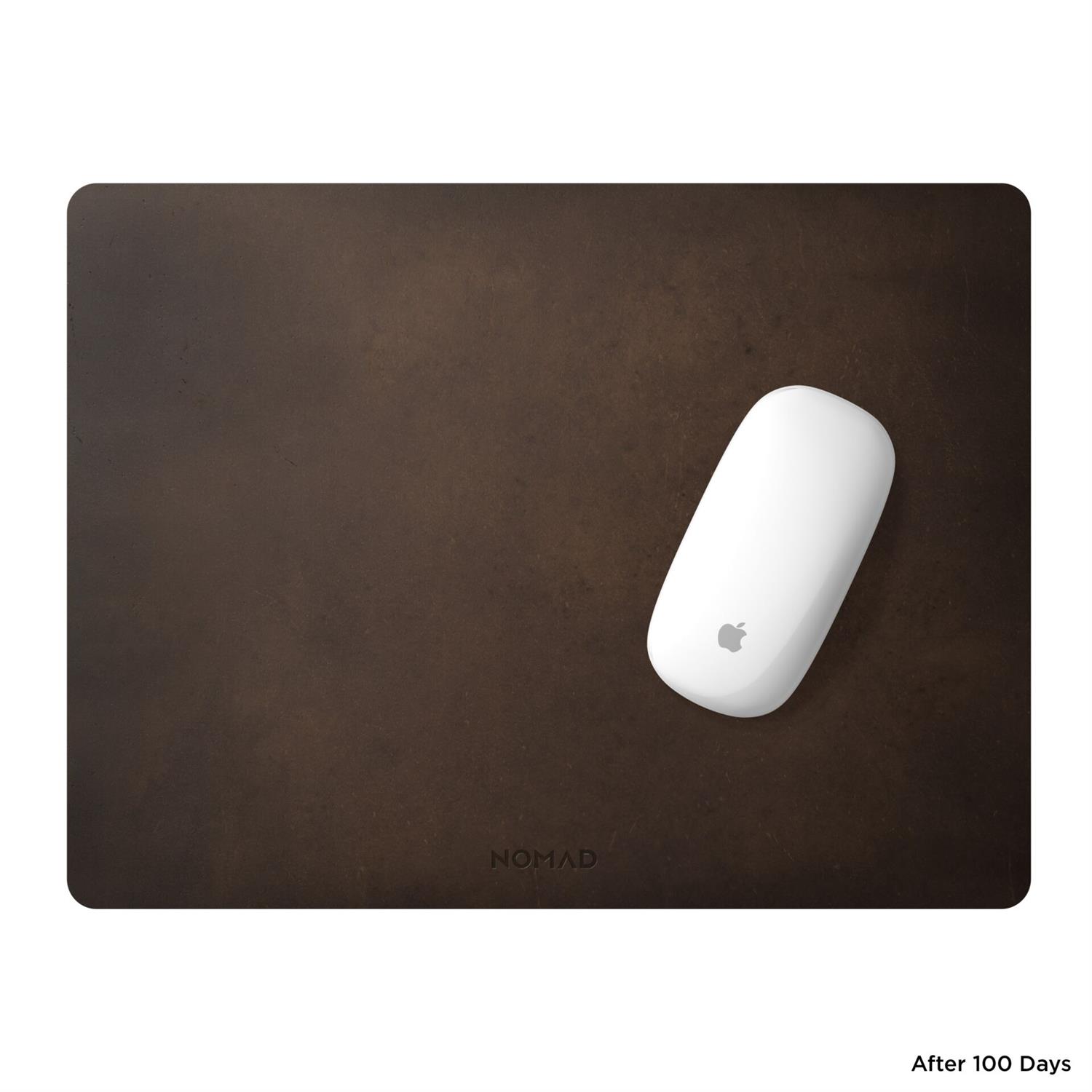 Nomad Mousepad Leather 16-Inch - Rustic Brown