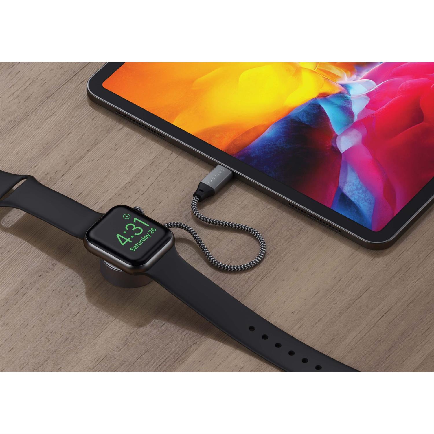 Satechi USB-C Magnetic Charging Cable Ladekabel für Apple Watch