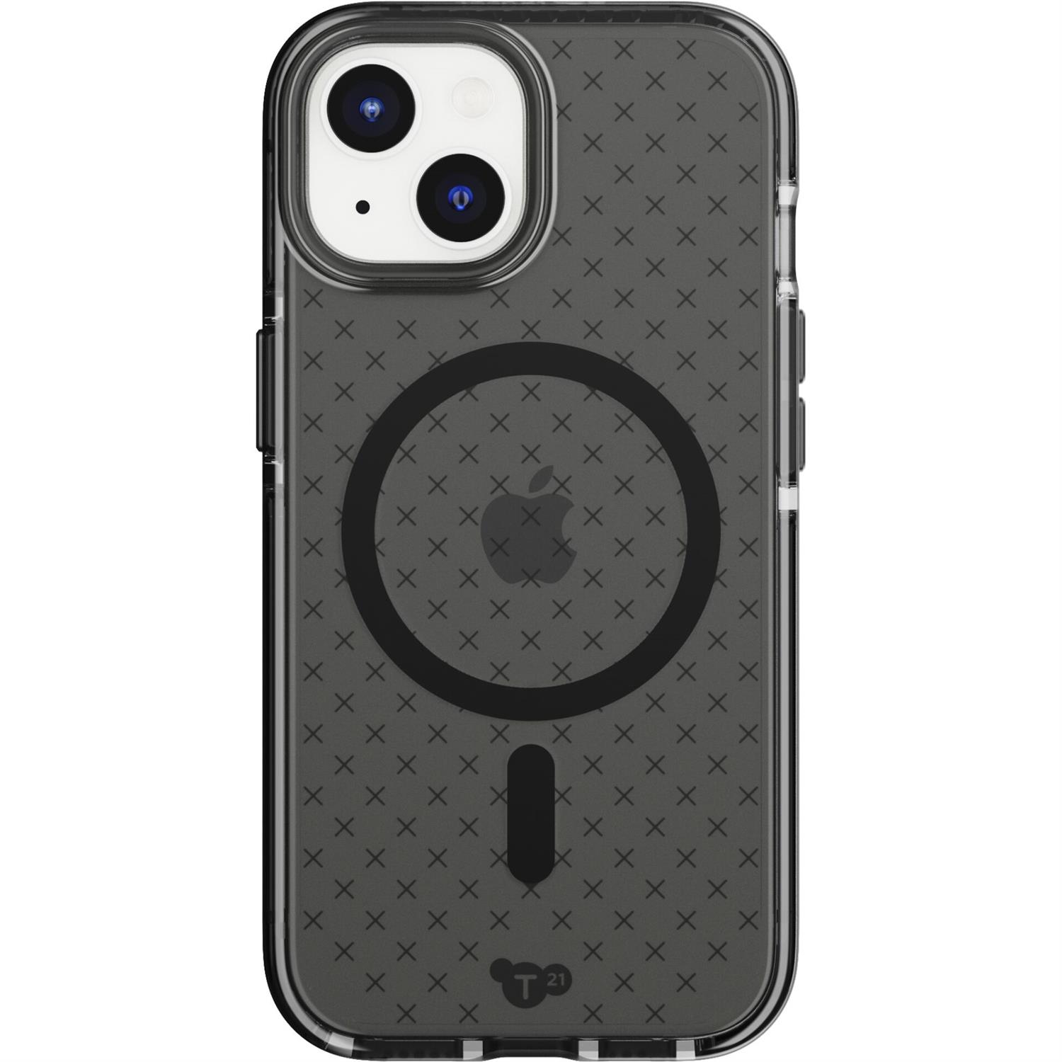 Tech21 EvoCheck Case MagSafe for Apple iPhone 15 - Smokey/Black