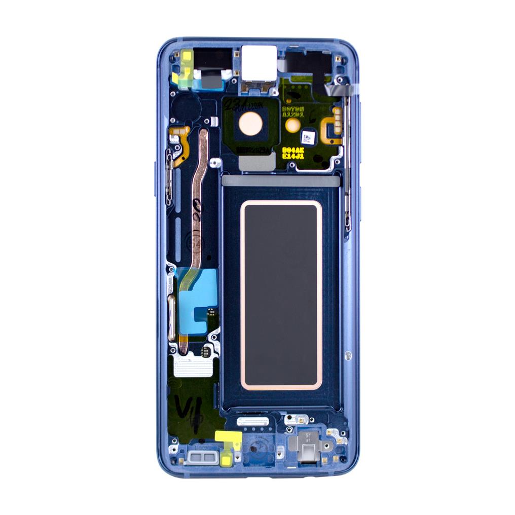 Samsung G960F Galaxy S9 - Original Ersatzteil - LCD Display / Touchscreen mit Rahmen - Blau