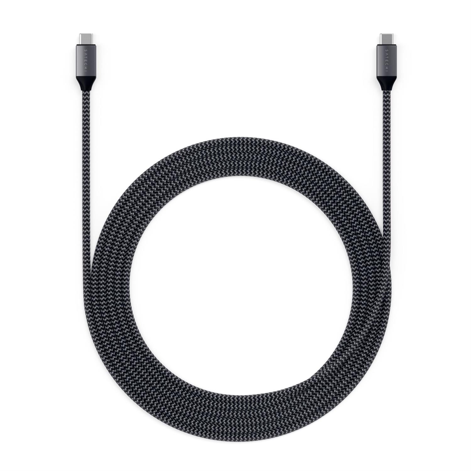Satechi USB-C auf USB-C - 100W Charging Cable - Space Gray (Grau)
