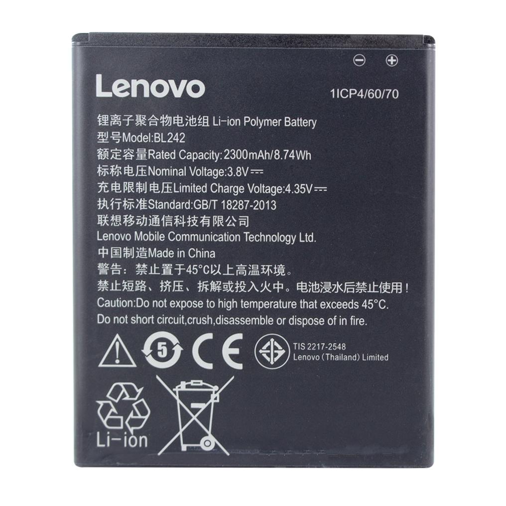 Lenovo Li-Polymer Akku BL-242 für A6000 K3, K30-T A3860, A3580, A3900, A6010 2300mAh