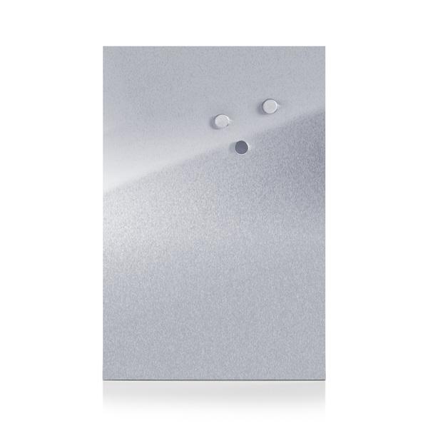 Zeller Magnettafel Edelstahl 40.0 x 60.0 cm - Silber