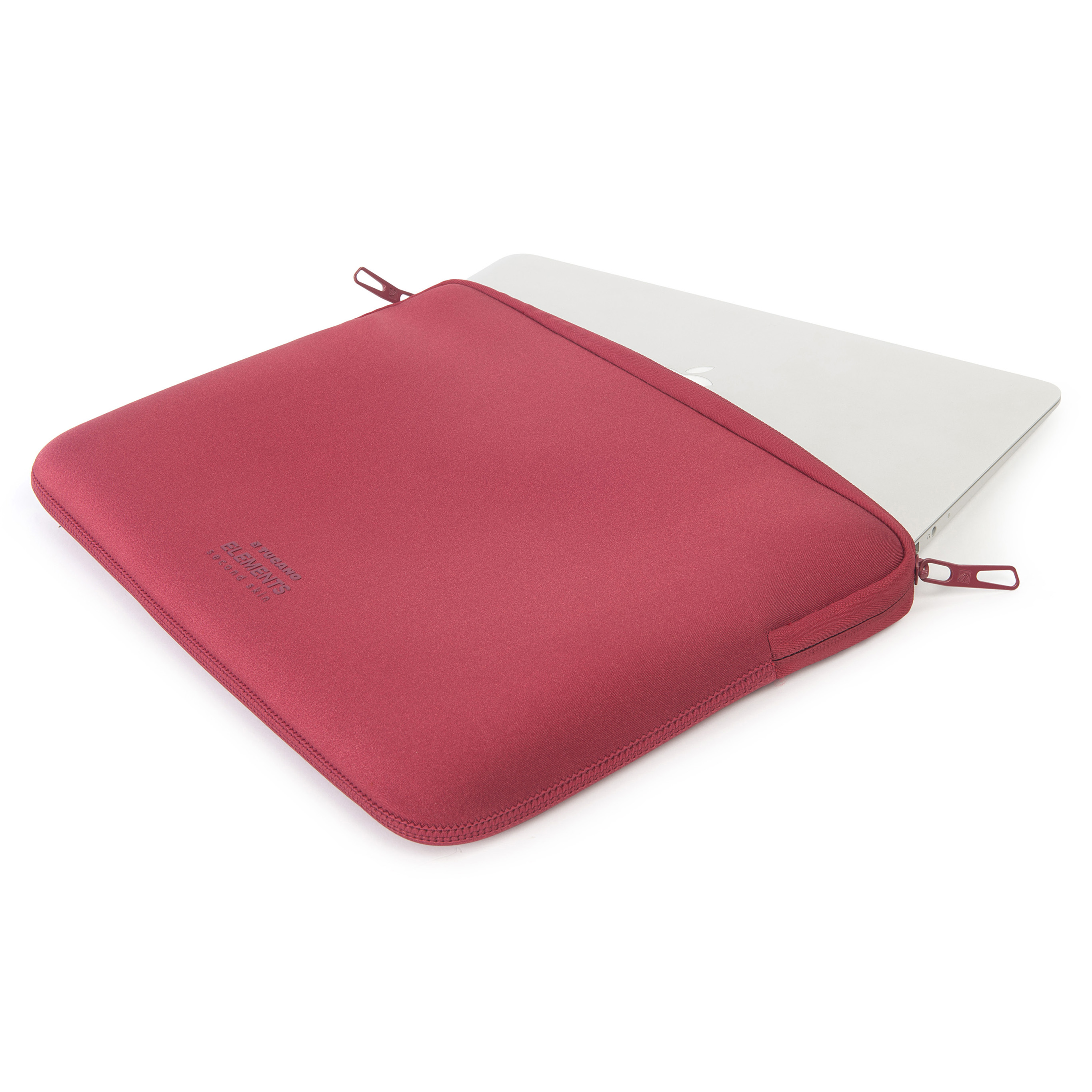 Tucano Second Skin New Elements Neopren Hülle für MacBook Air 13 Zoll, Red