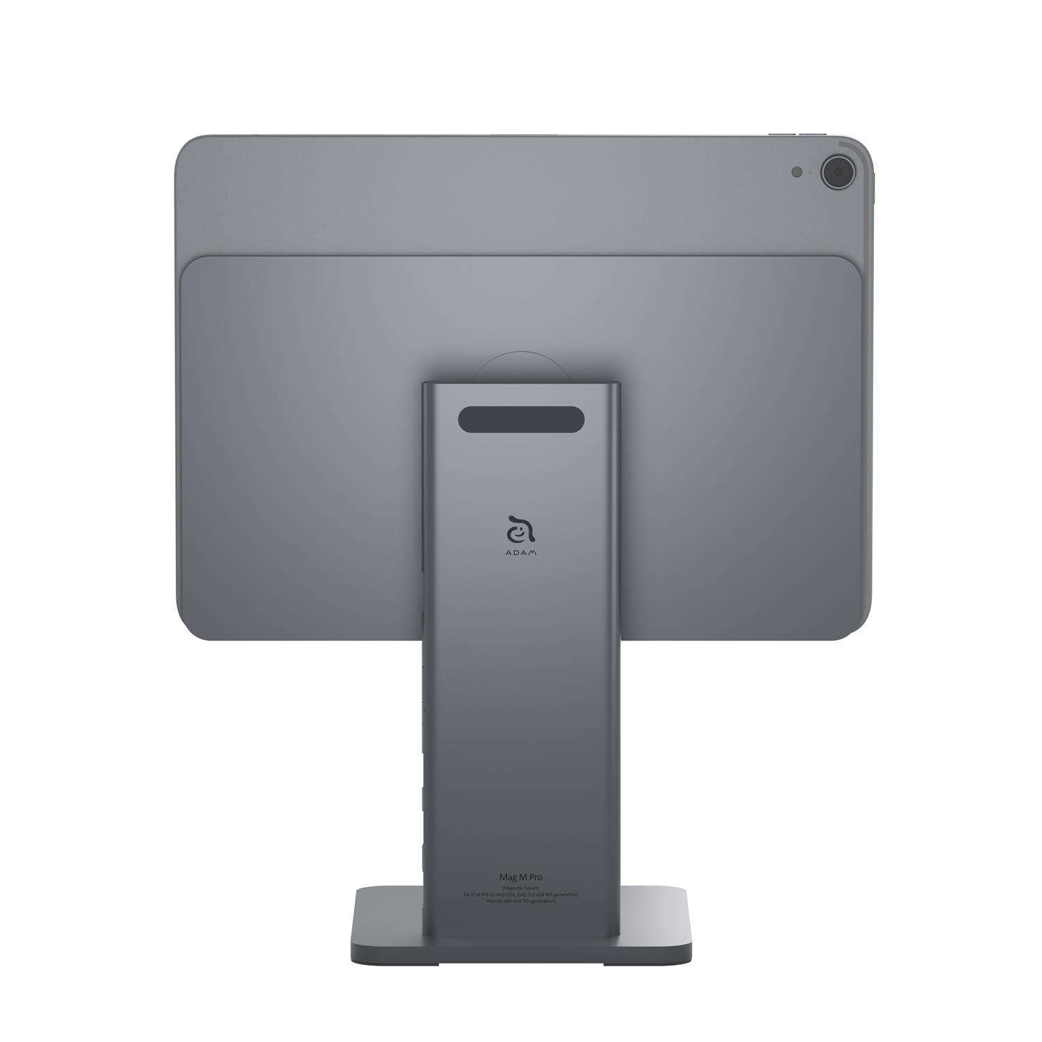 Adam Elements Mag M Pro 12.9 Magnetic 8-in-1 iPad Stand Hub - Grau