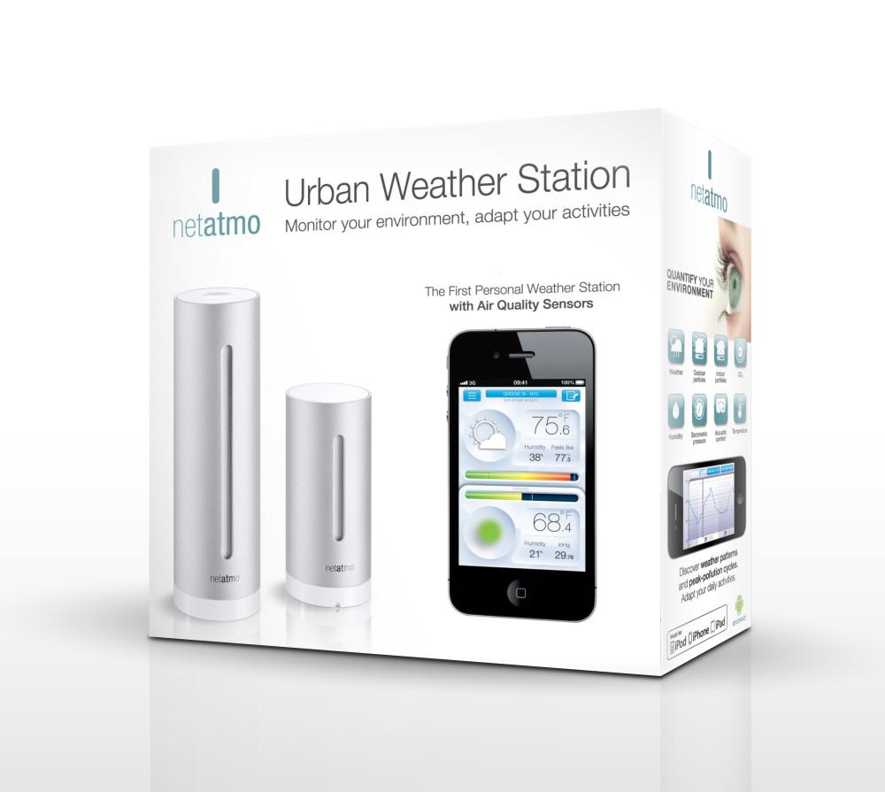 Netatmo Urban Weather Station mit App für Smartphones, iPhone, iPad