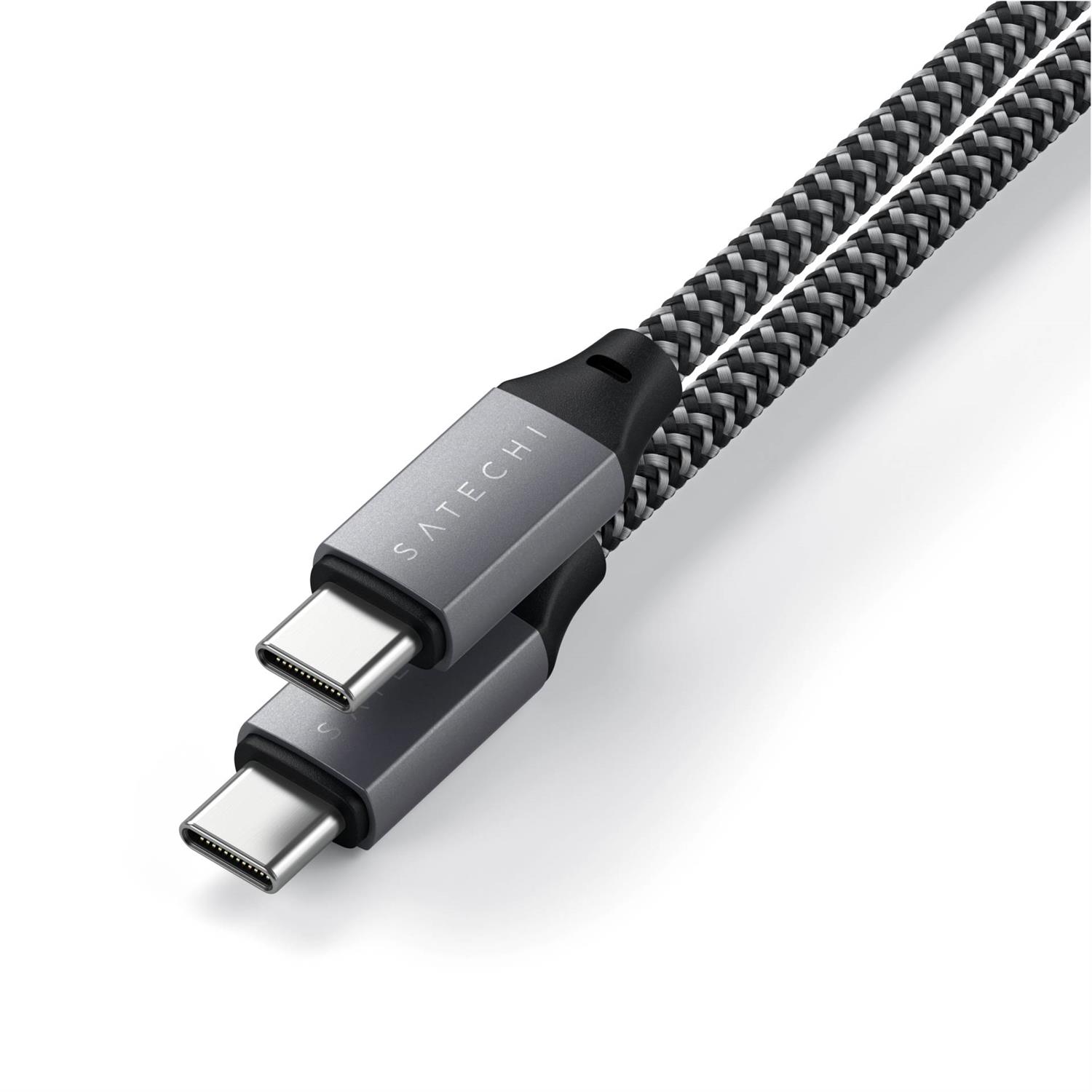 Satechi USB-C auf USB-C Short Cable 25cm - Space Gray (Grau)