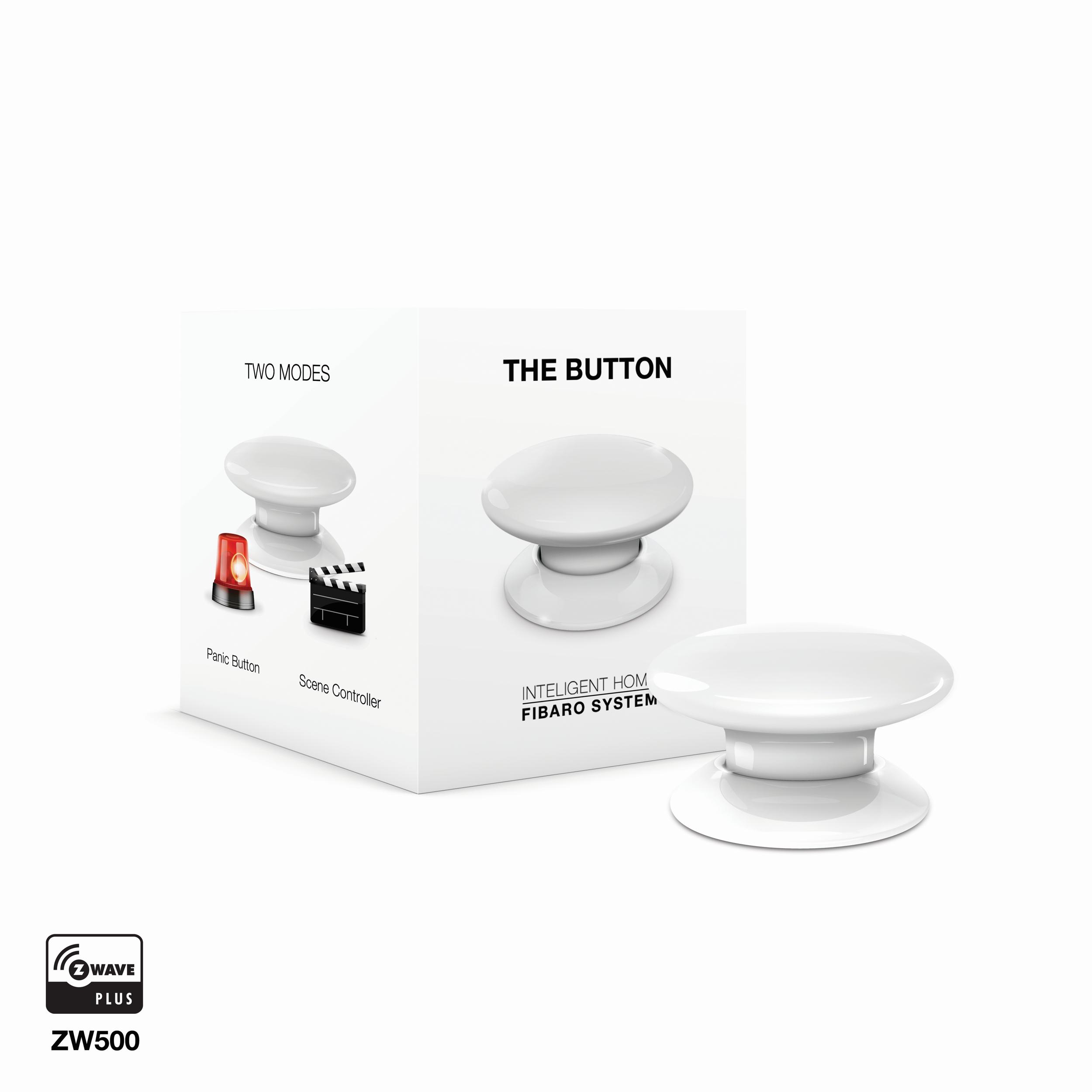 FIBARO The Button Universeller manueller Schalter - Weiß