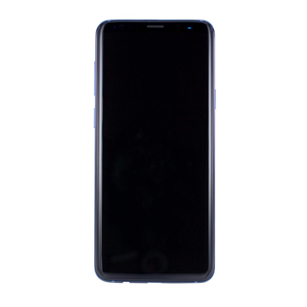 Samsung G965F Galaxy S9 Plus- Original Ersatzteil - LCD Display / Touchscreen mit Rahmen - Blau